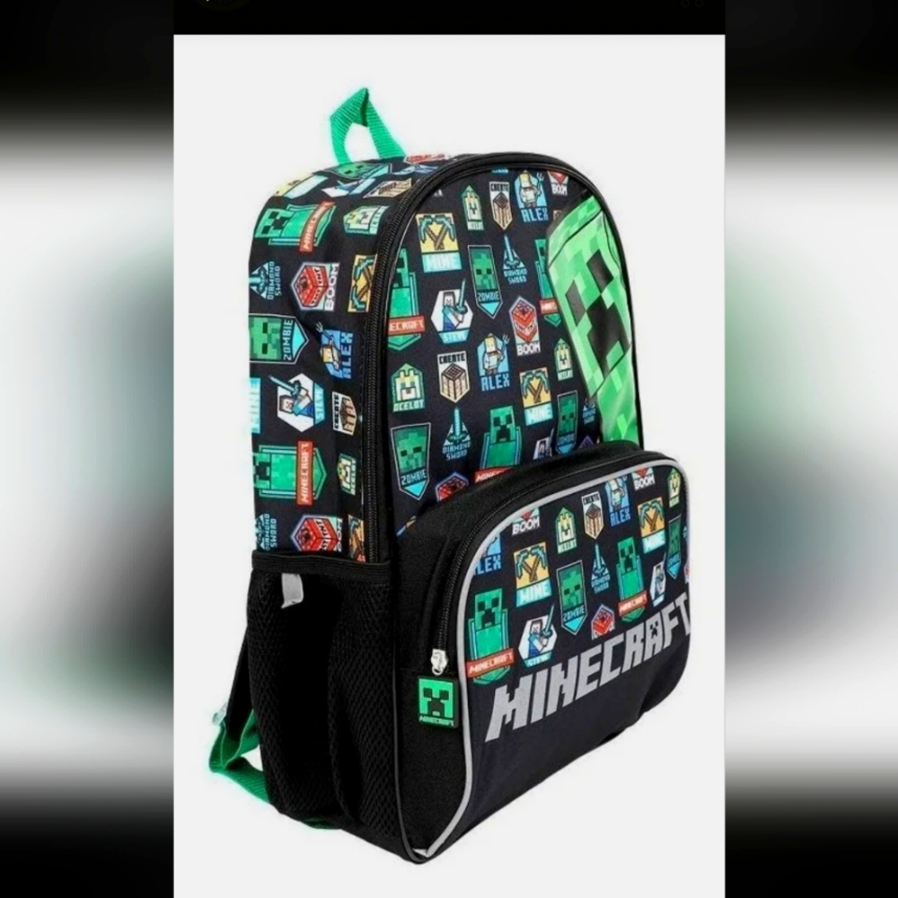 16” Minecraft backpack - Picture 2 of 3